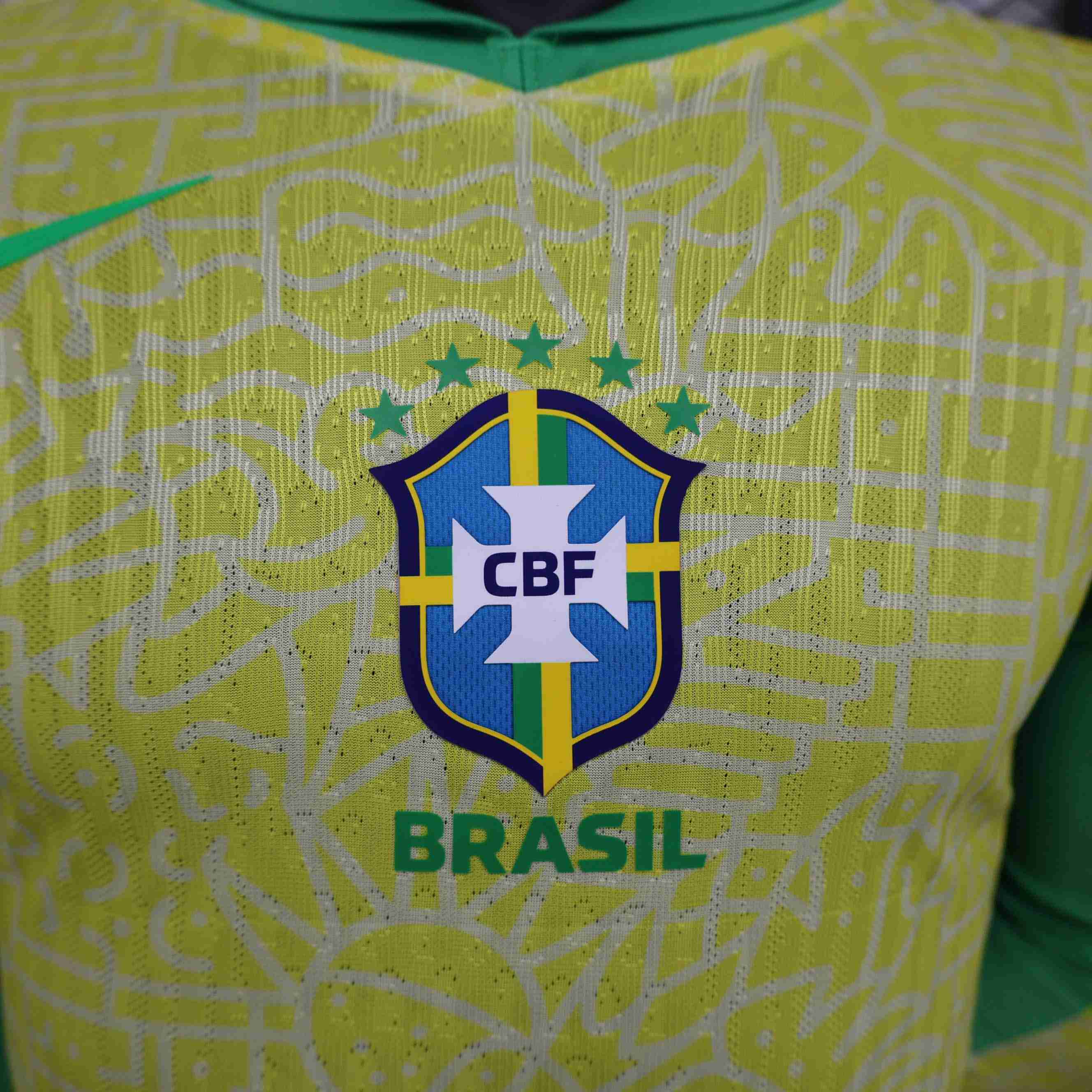 2024 Player Version Long Sleeve Brazil Home Football Shirt-mysite Custom Football Kit- Nextkits