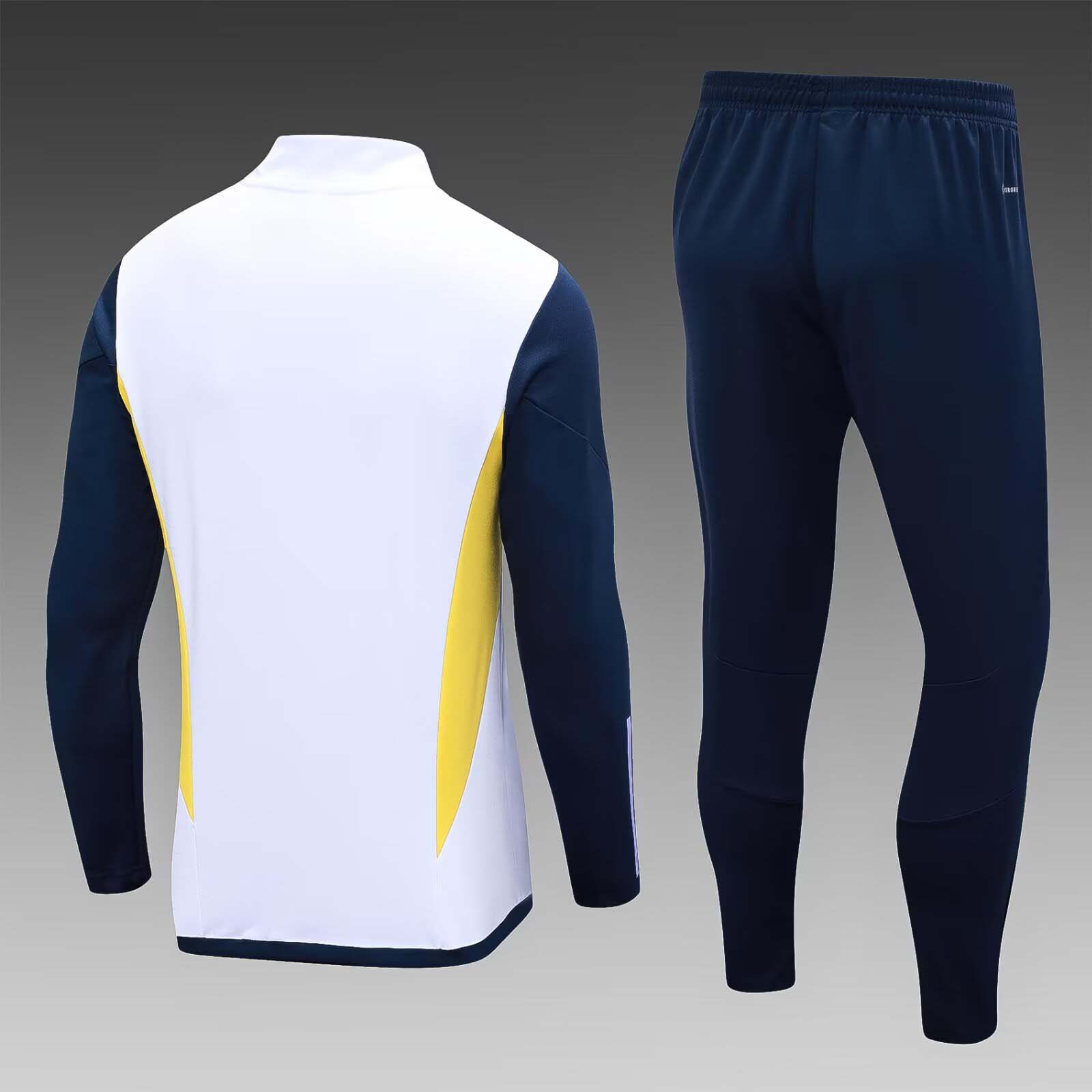 2023/2024 Real Madrid Half-Pull Training Suit White Set-mysite Custom Football Kit- Nextkits