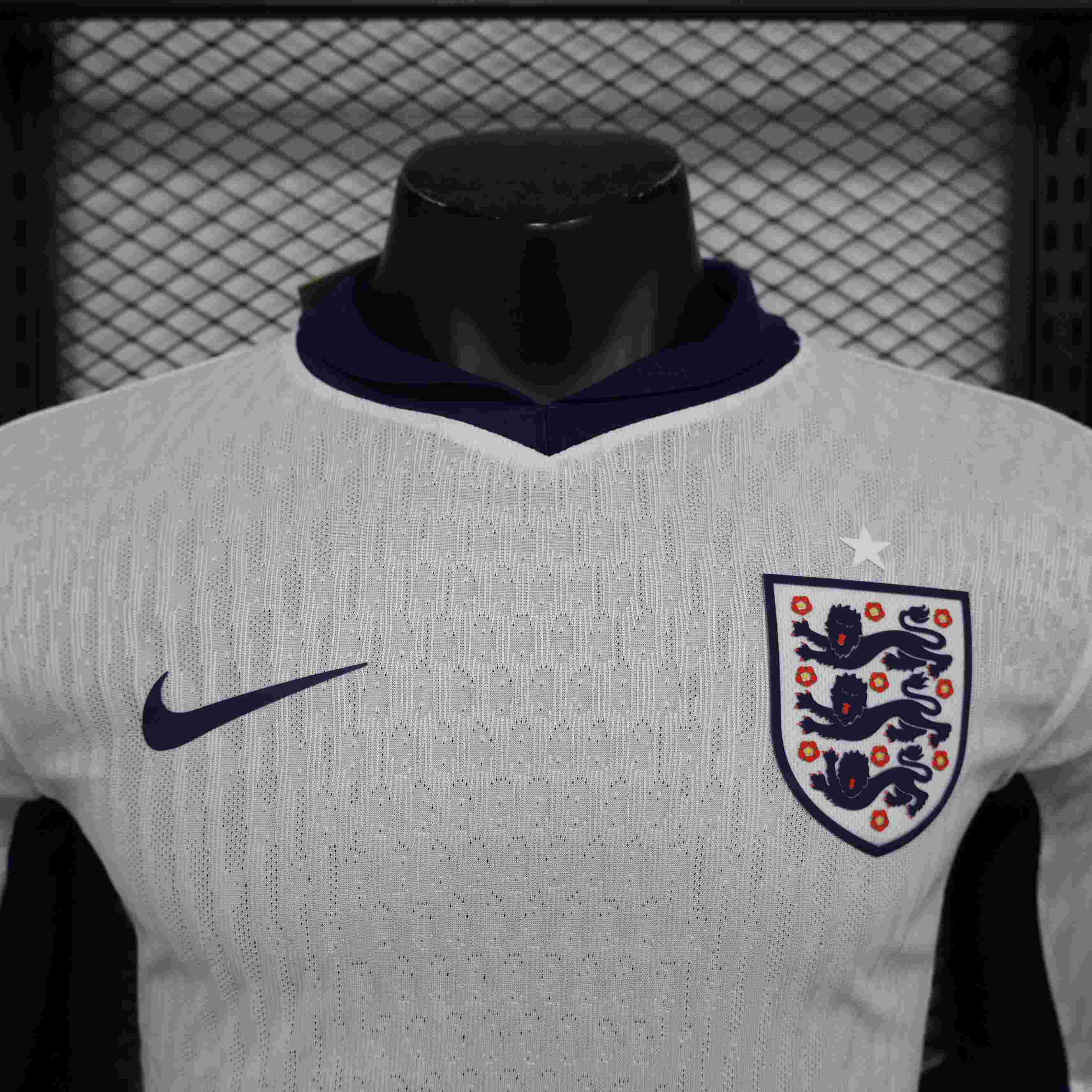 2024 Player Version Long Sleeve England Home Soccer Jersey-mysite Custom Football Kit- Nextkits