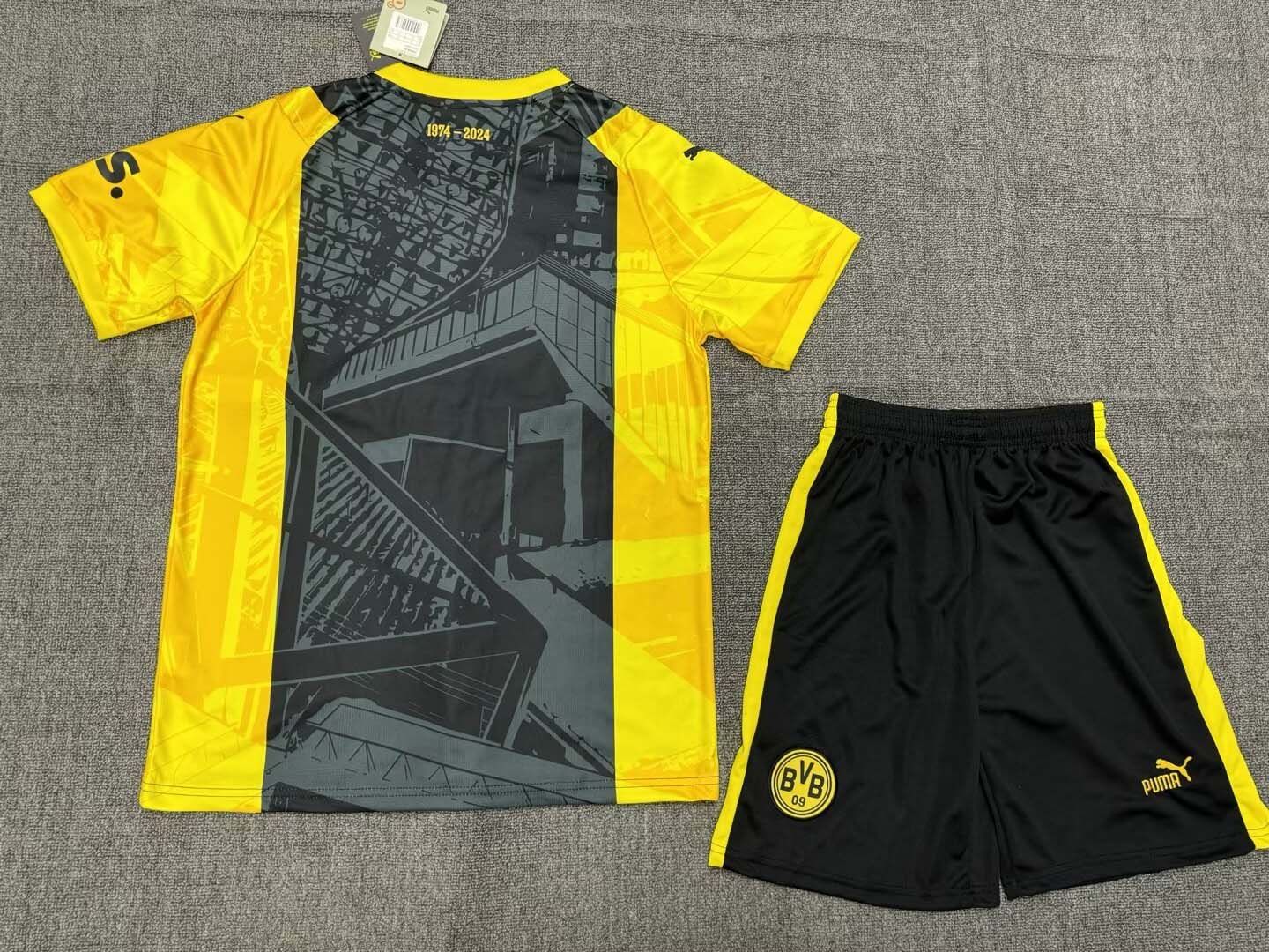 2023/2024 Dortmund Blackout Special Edition Football Shirt Kids Size Suit-mysite Custom Football Kit- Nextkits
