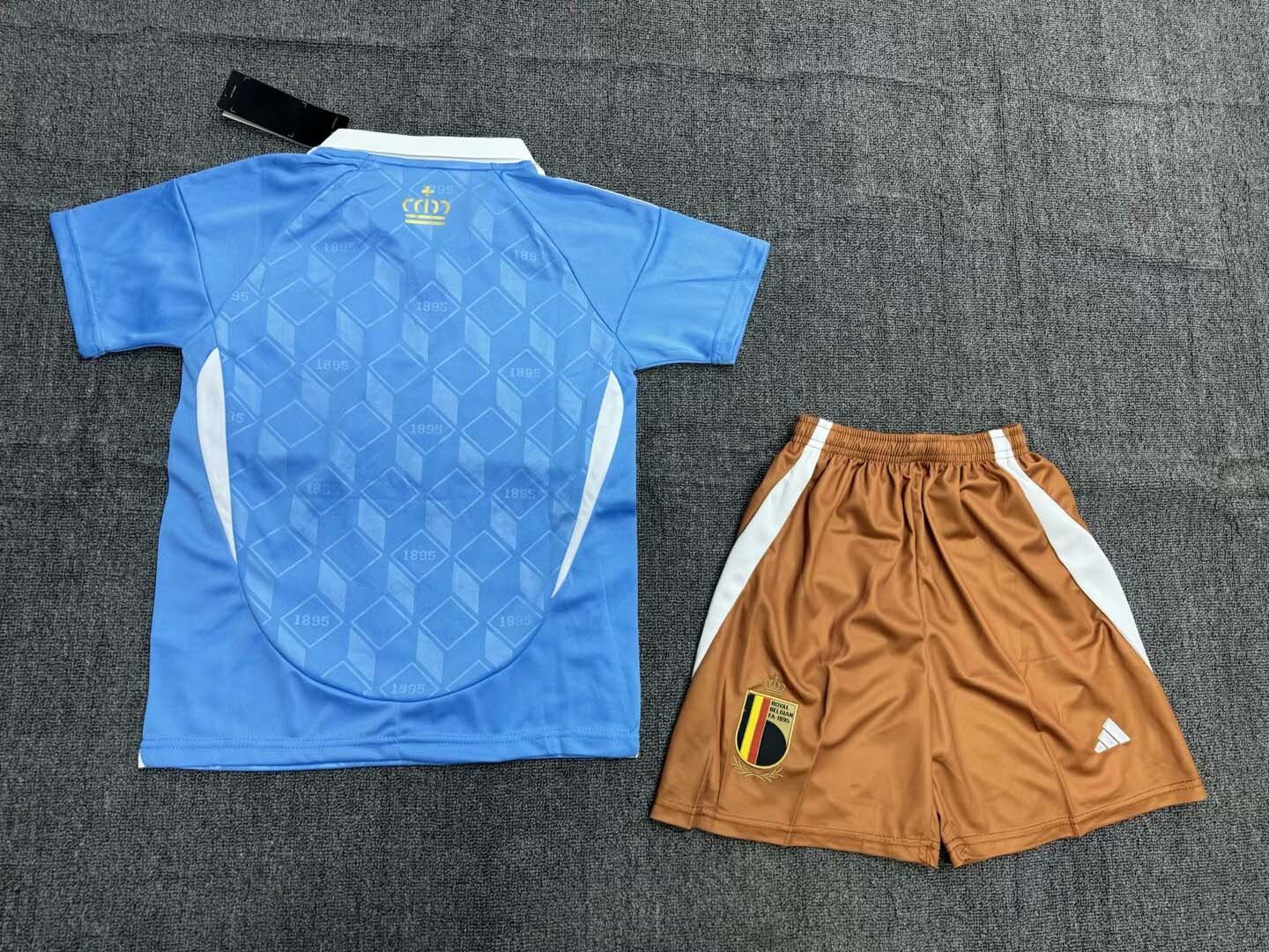 2024 Belgium National Team Away Football Shirt Kids Size Suit-mysite Custom Football Kit- Nextkits