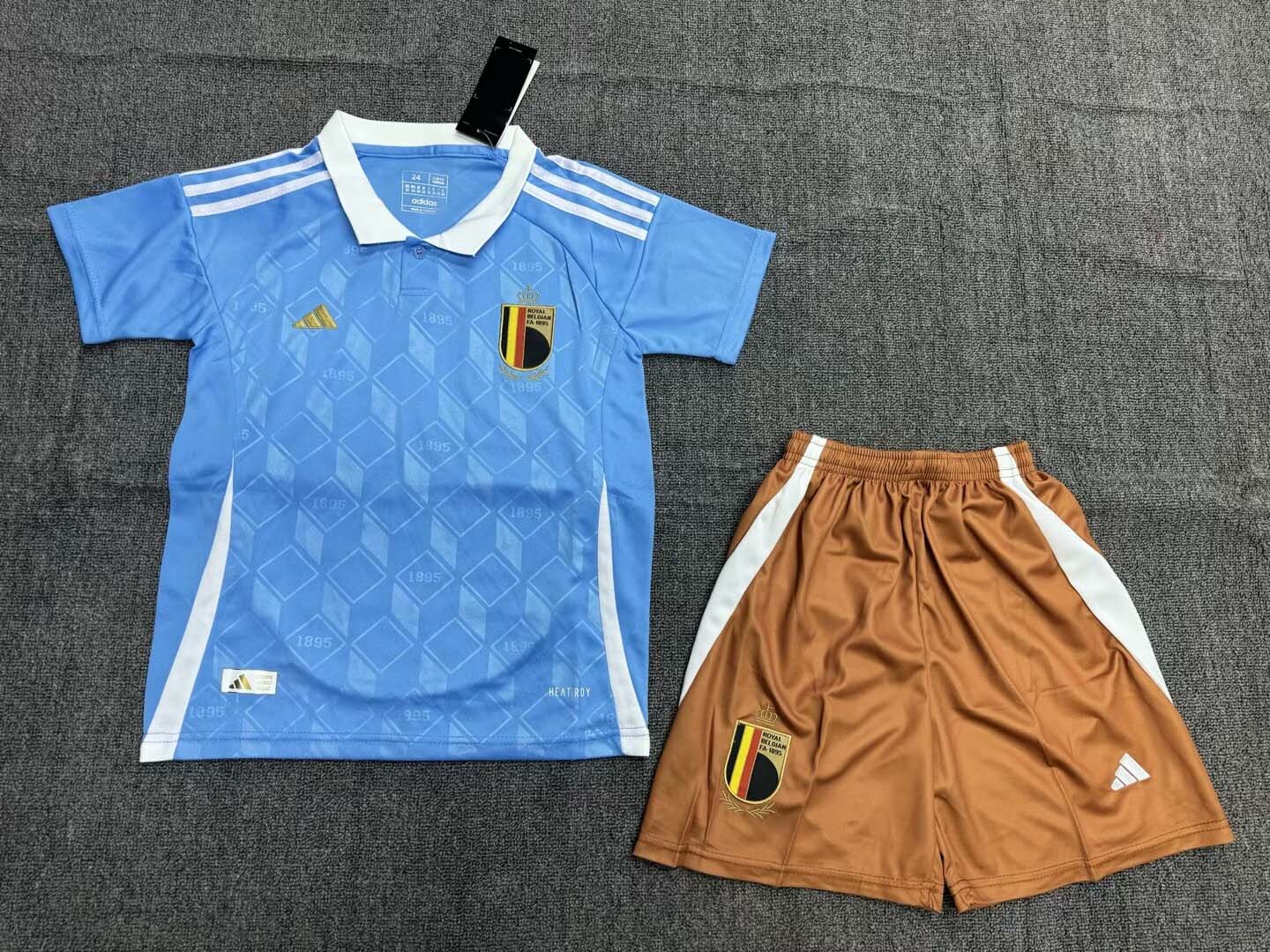 2024 Belgium National Team Away Football Shirt Kids Size Suit-mysite Custom Football Kit- Nextkits