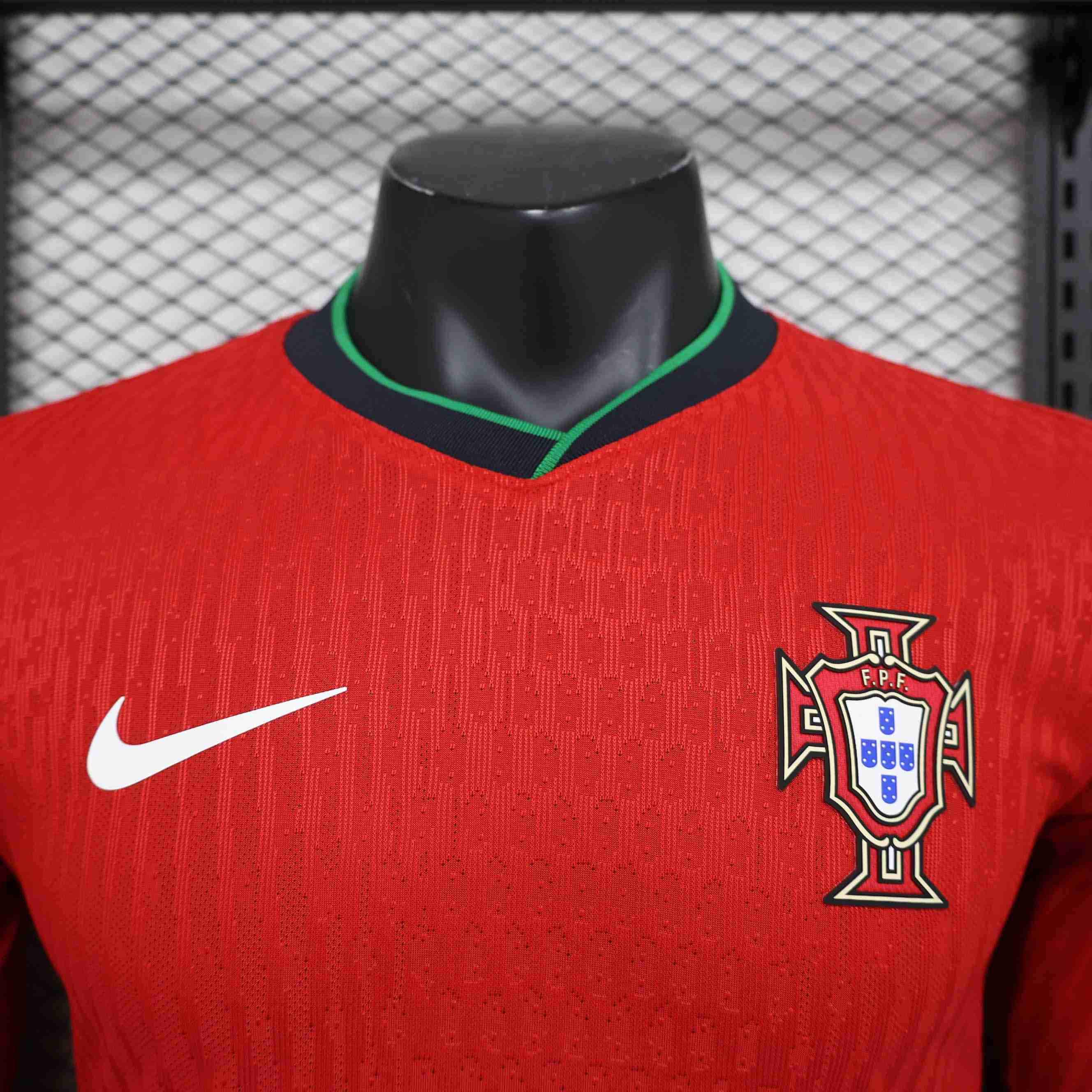 2024 Player Version Long Sleeve Portugal Home Football Shirt-mysite Custom Football Kit- Nextkits