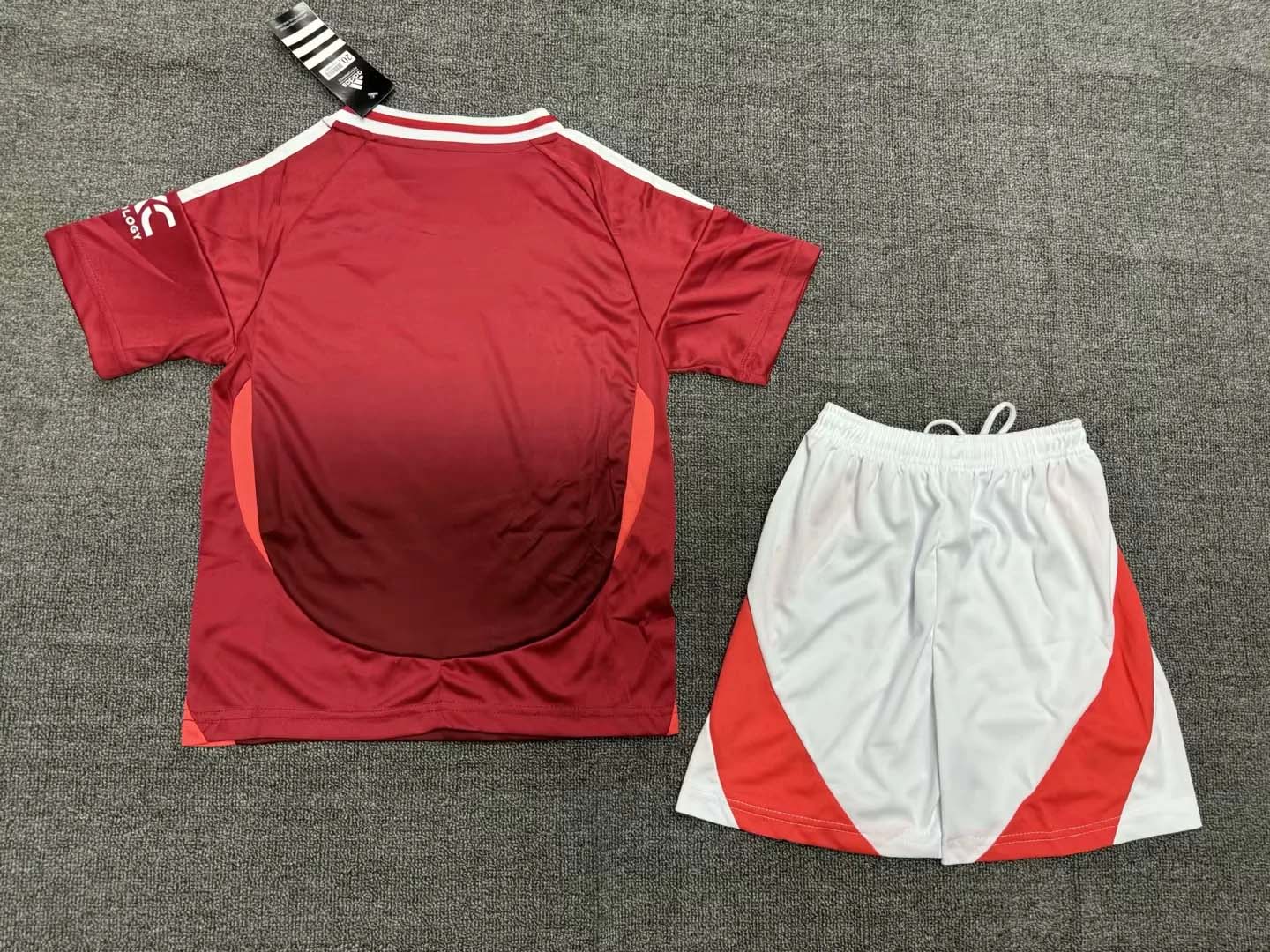 2024/2025 Manchester United Home Football Shirt Kids Size Suit-mysite Custom Football Kit- Nextkits