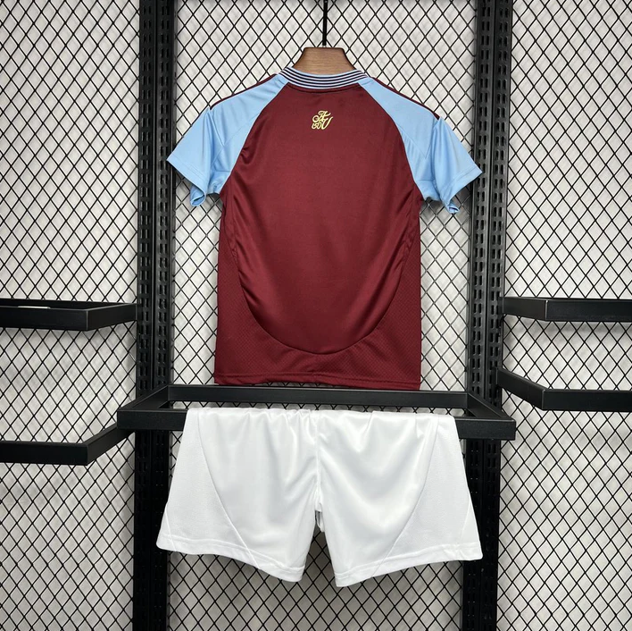 2024/2025 Aston Villa Home Football Shirt Kids Size Suit-mysite Custom Football Kit- Nextkits