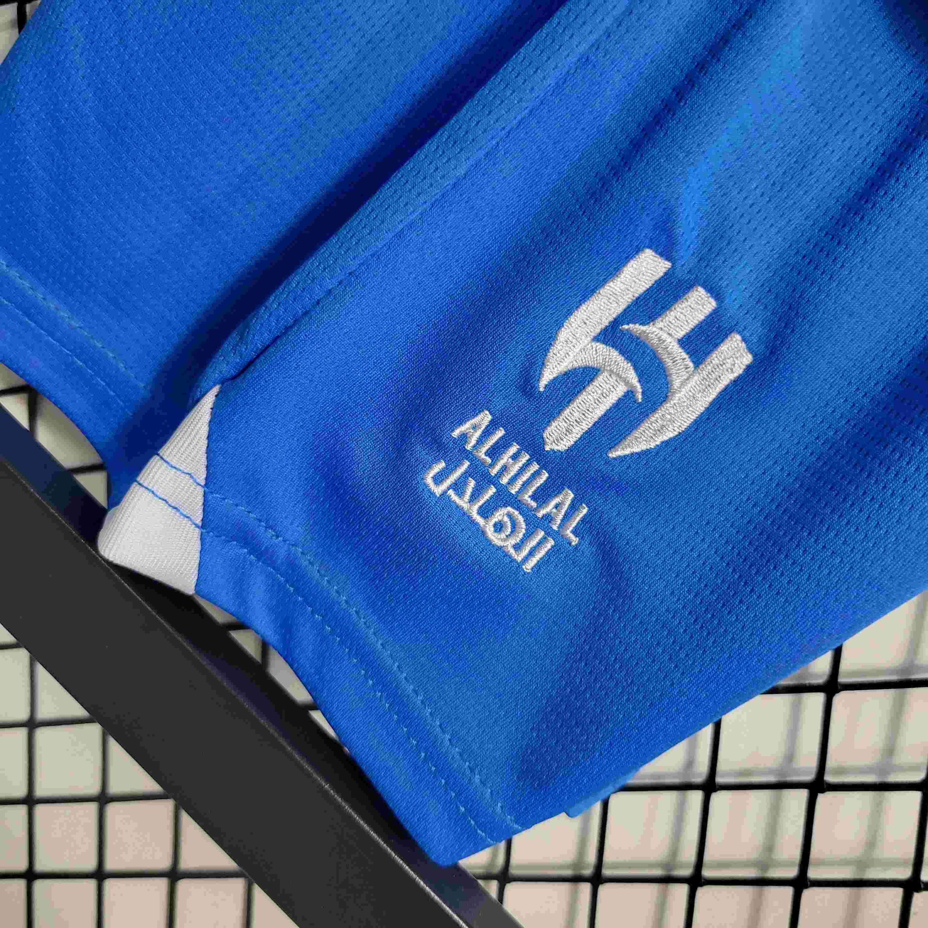 23/24 Al-Hilal Saudi Home Football Shirt Kids Size Suit-mysite Custom Football Kit- Nextkits