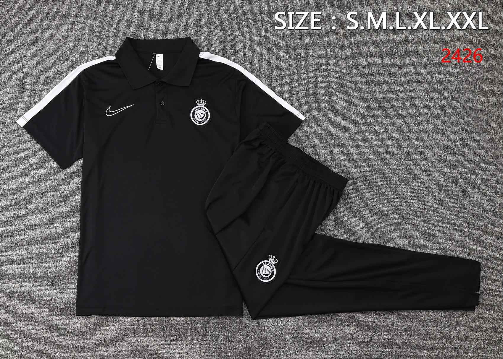 24/25 Riyadh Victory Black training suit-mysite Custom Football Kit- Nextkits
