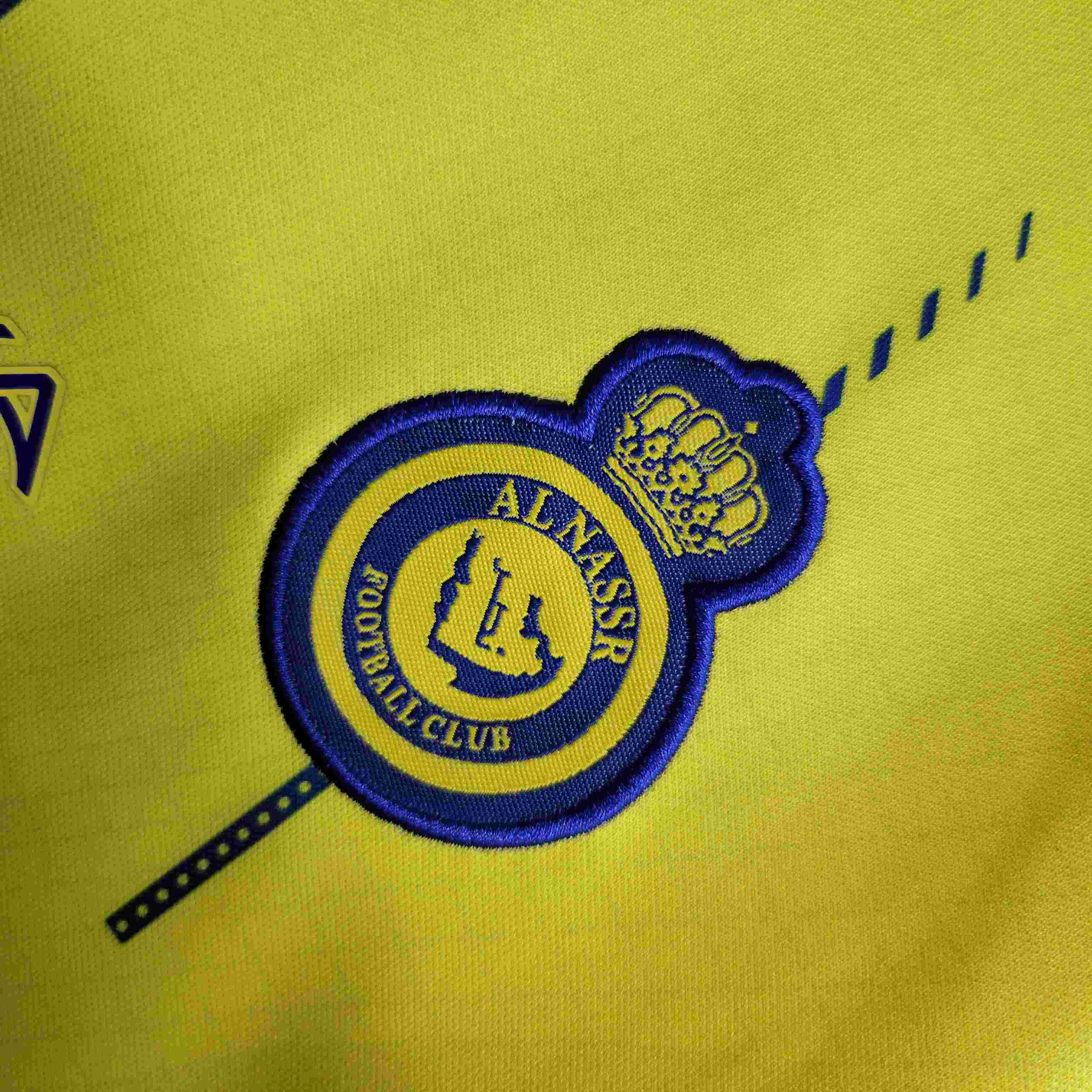 23/24 Al-Nassr Home Football Shirt Kids Size Suit-mysite Custom Football Kit- Nextkits