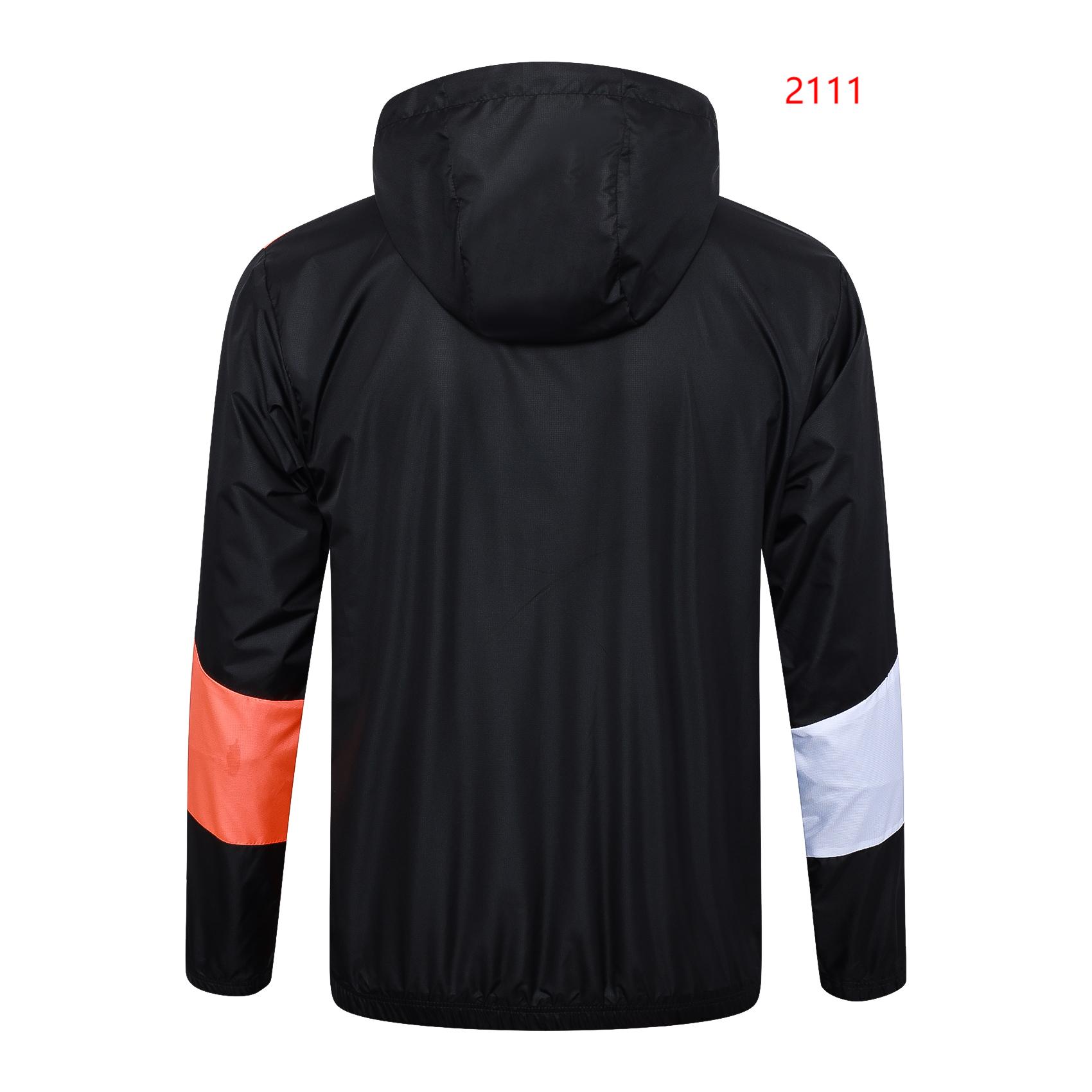 24/25 Riyadh Crescent Black Hooded Trench Coat-mysite Custom Football Kit- Nextkits