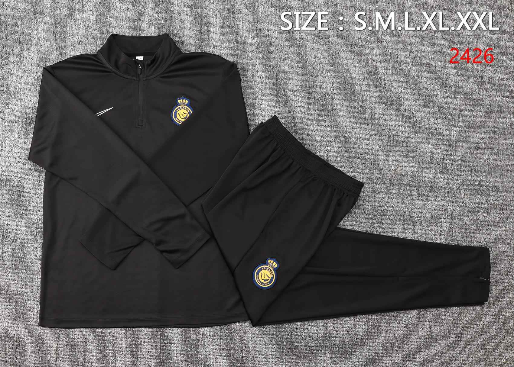 24/25 Riyadh Victory Long-sleeved training suit-mysite Custom Football Kit- Nextkits
