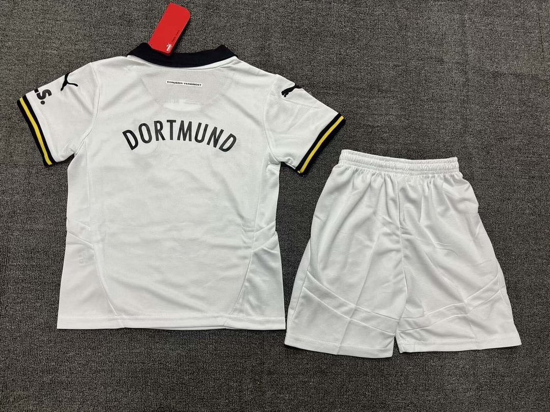 24/25 Dortmund Third Away Football Shirt Kids Size Suit-mysite Custom Football Kit- Nextkits