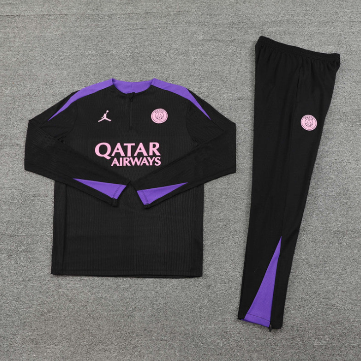 22/23 Paris Saint-Germain Training Suit Black Football Shirt Set Kids Size Suit-mysite Custom Football Kit- Nextkits