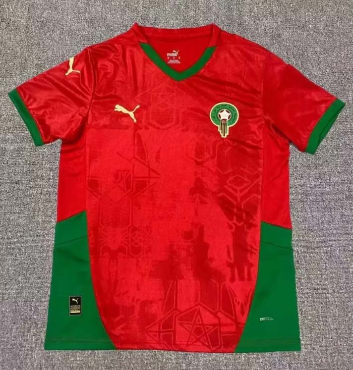 2024 Morocco National Team Home Football Shirt-mysite Custom Football Kit- Nextkits
