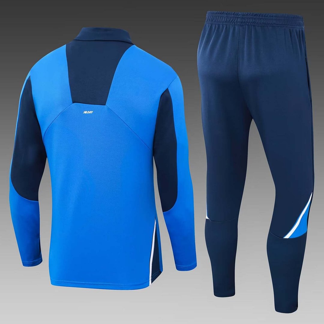 24/25 Porto Half-Pull Training Suit Colorful Blue Football Shirt Set-mysite Custom Football Kit- Nextkits
