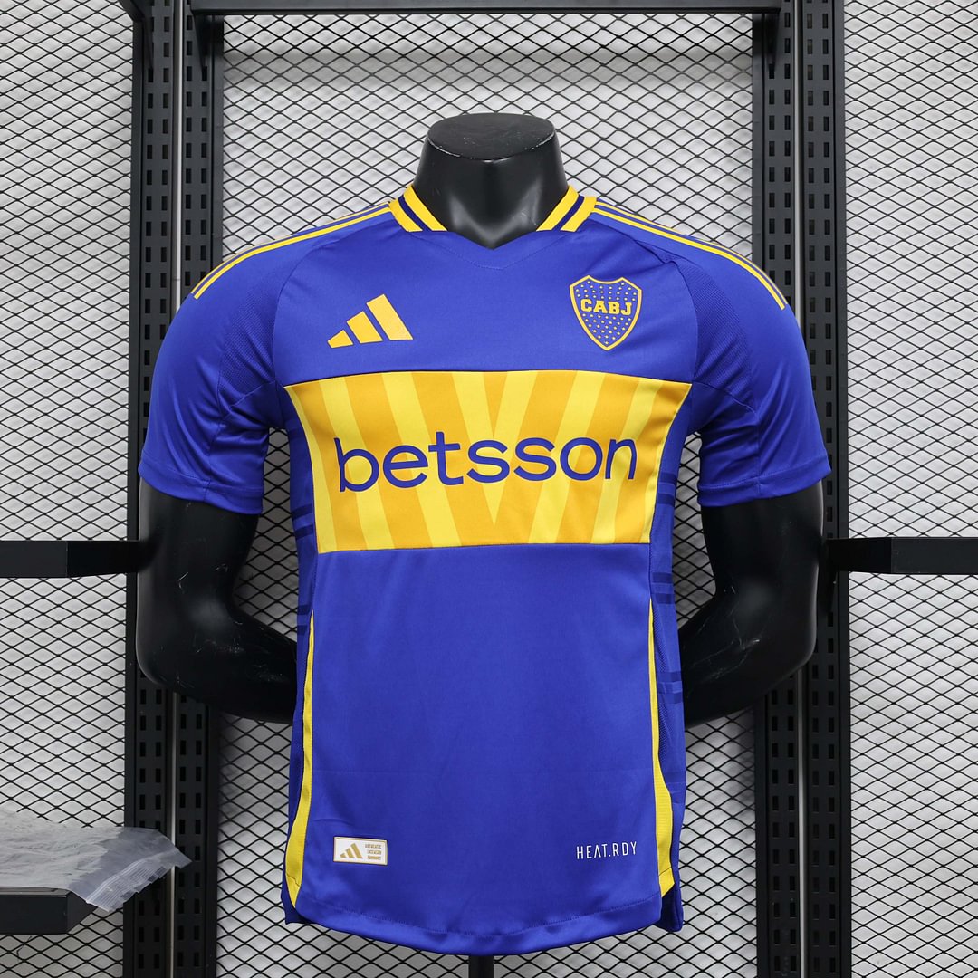 24/25 Player Version Boca Juniors Home Football Jersey-mysite Custom Football Kit- Nextkits