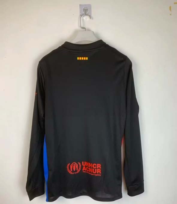 24/25 Long Sleeve Barcelona Away Football Shirt (New sponsor)-mysite Custom Football Kit- Nextkits