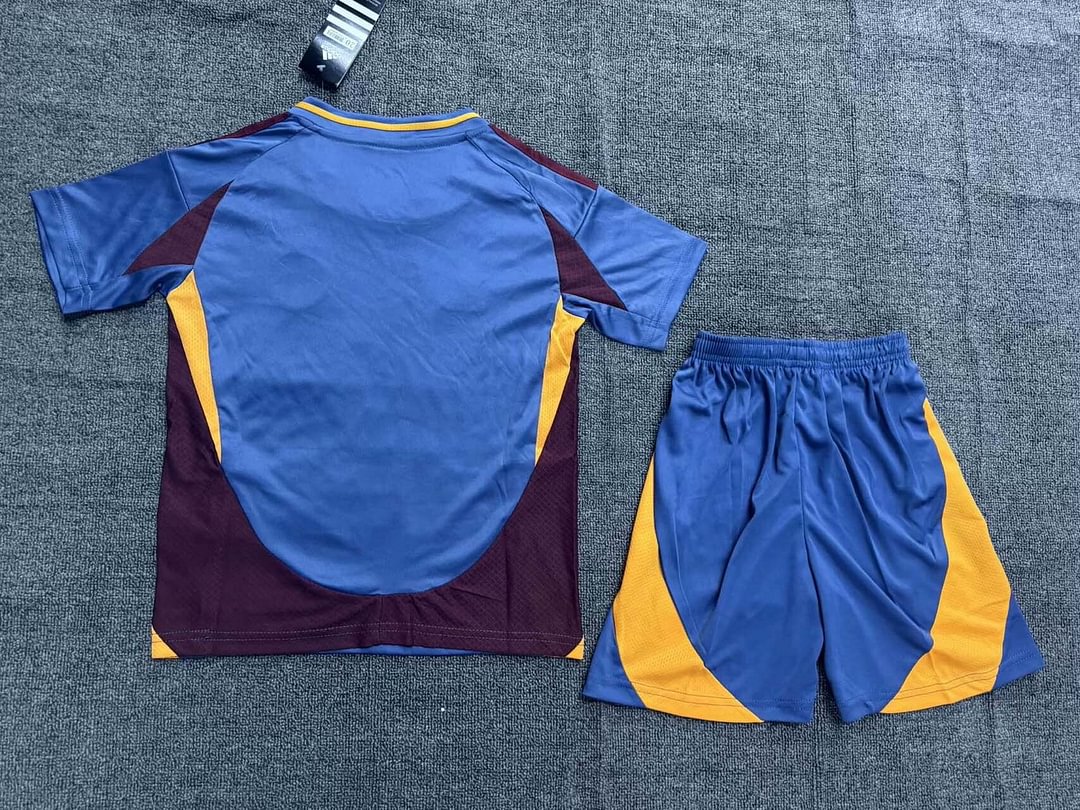 24/25 Roma Third Away Soccer Jersey Kids Size Suit-mysite Custom Football Kit- Nextkits