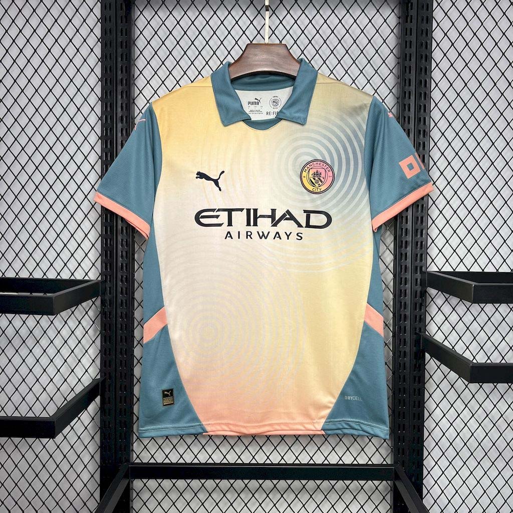 24/25 Manchester City Fourth Away Football Shirt-mysite Custom Football Kit- Nextkits