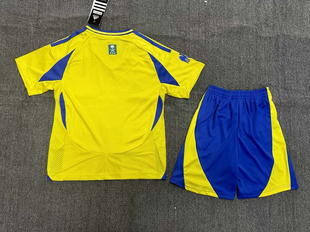 24/25 Al-Nassr Home Football Shirt Kids Size Suit-mysite Custom Football Kit- Nextkits