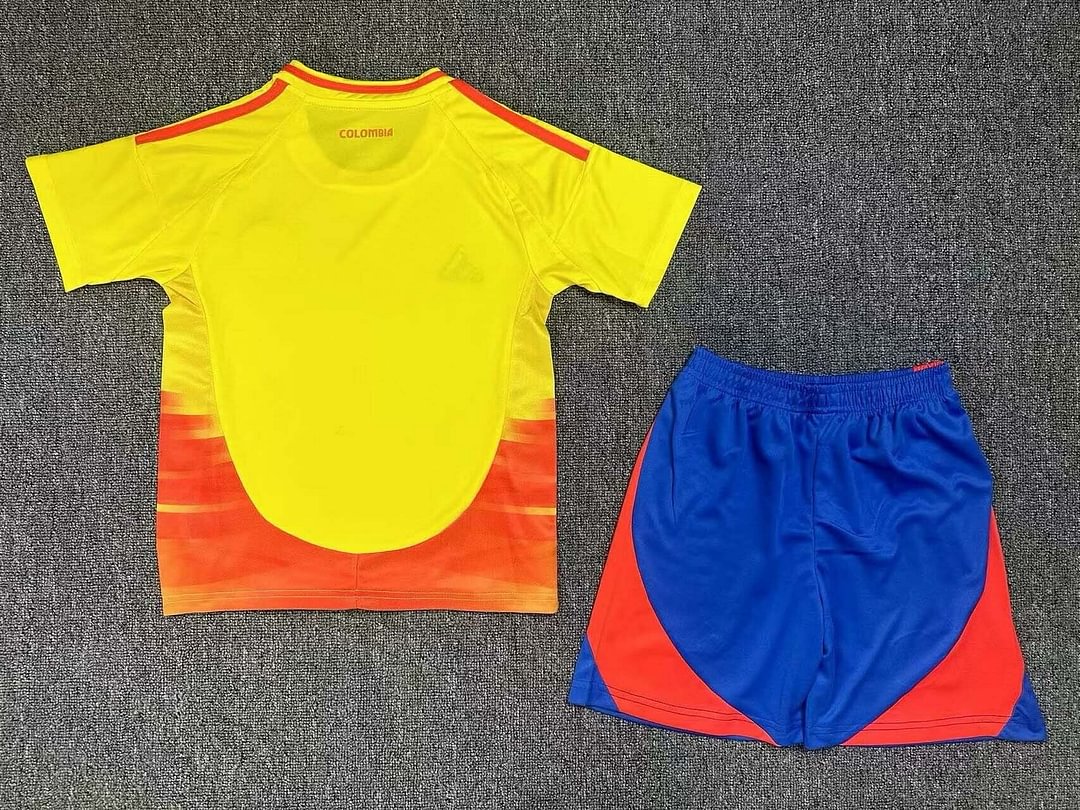 2024 Colombia Home Football Shirt Kids Size Suit-mysite Custom Football Kit- Nextkits