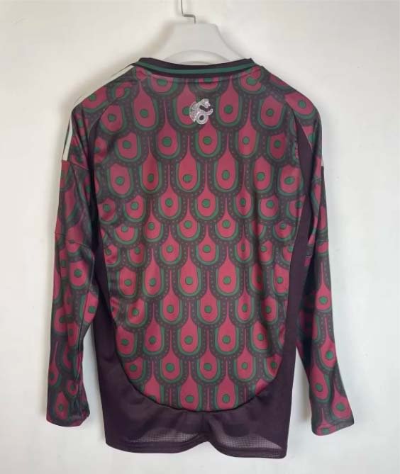2024 Long Sleeve Mexico National Home Football Shirt-mysite Custom Football Kit- Nextkits