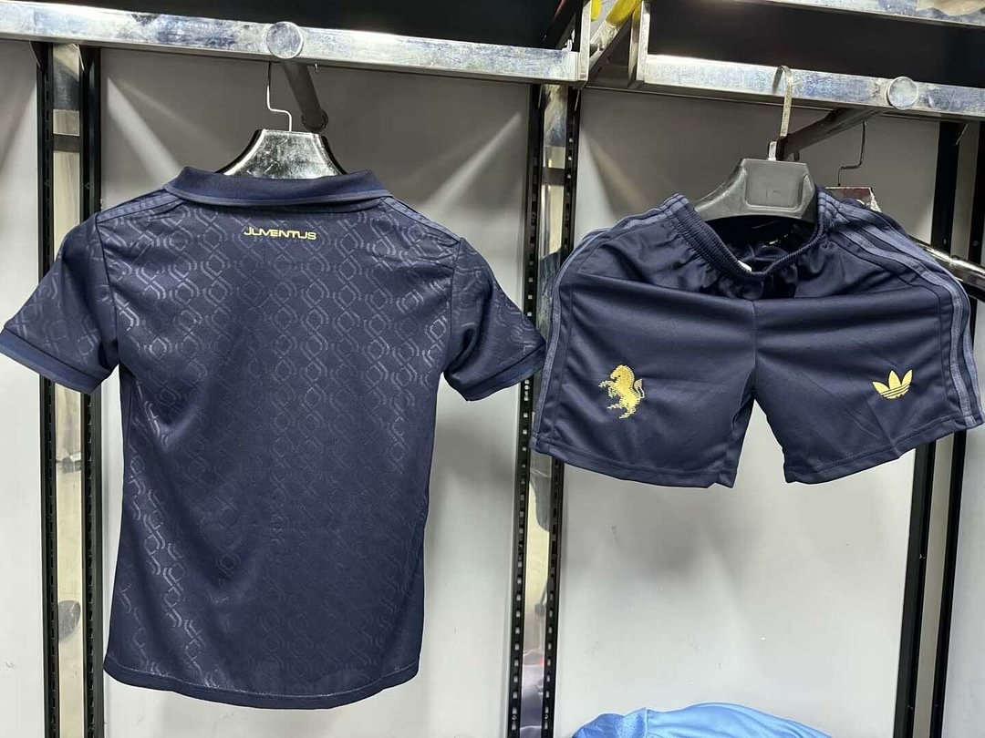 24/25 Juventus Third Away Soccer Jersey Kids Size Suit-mysite Custom Football Kit- Nextkits