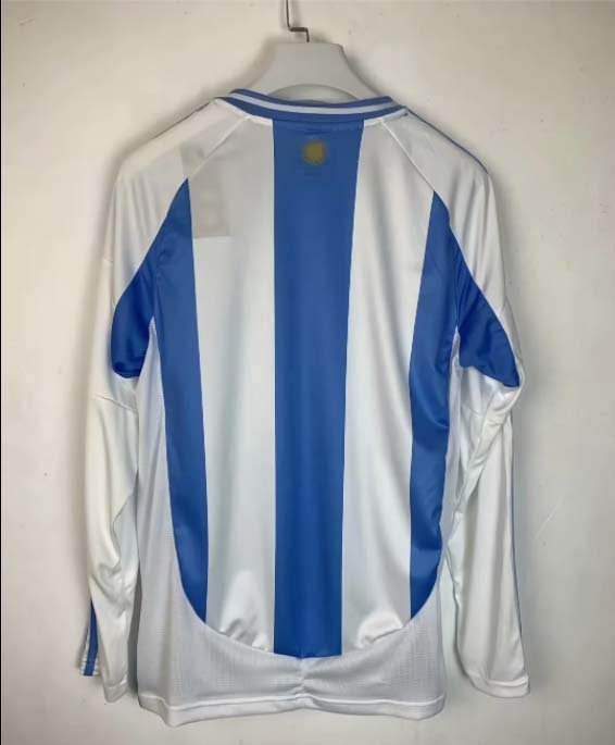 2024 Long Sleeve Argentina Home Football Shirt-mysite Custom Football Kit- Nextkits