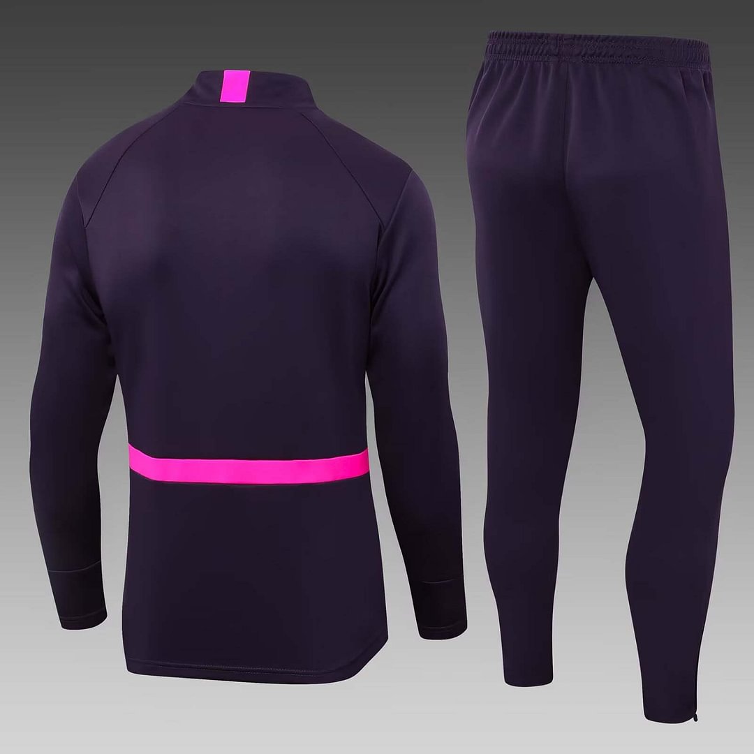 24/25 West Ham United Half-Pull Training Suit Purple Football Shirt Set-mysite Custom Football Kit- Nextkits