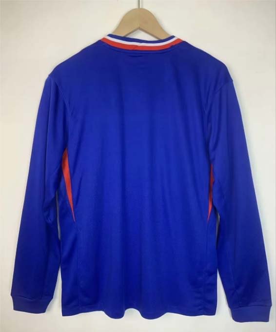 2024 Long Sleeve France Home Football Shirt-mysite Custom Football Kit- Nextkits