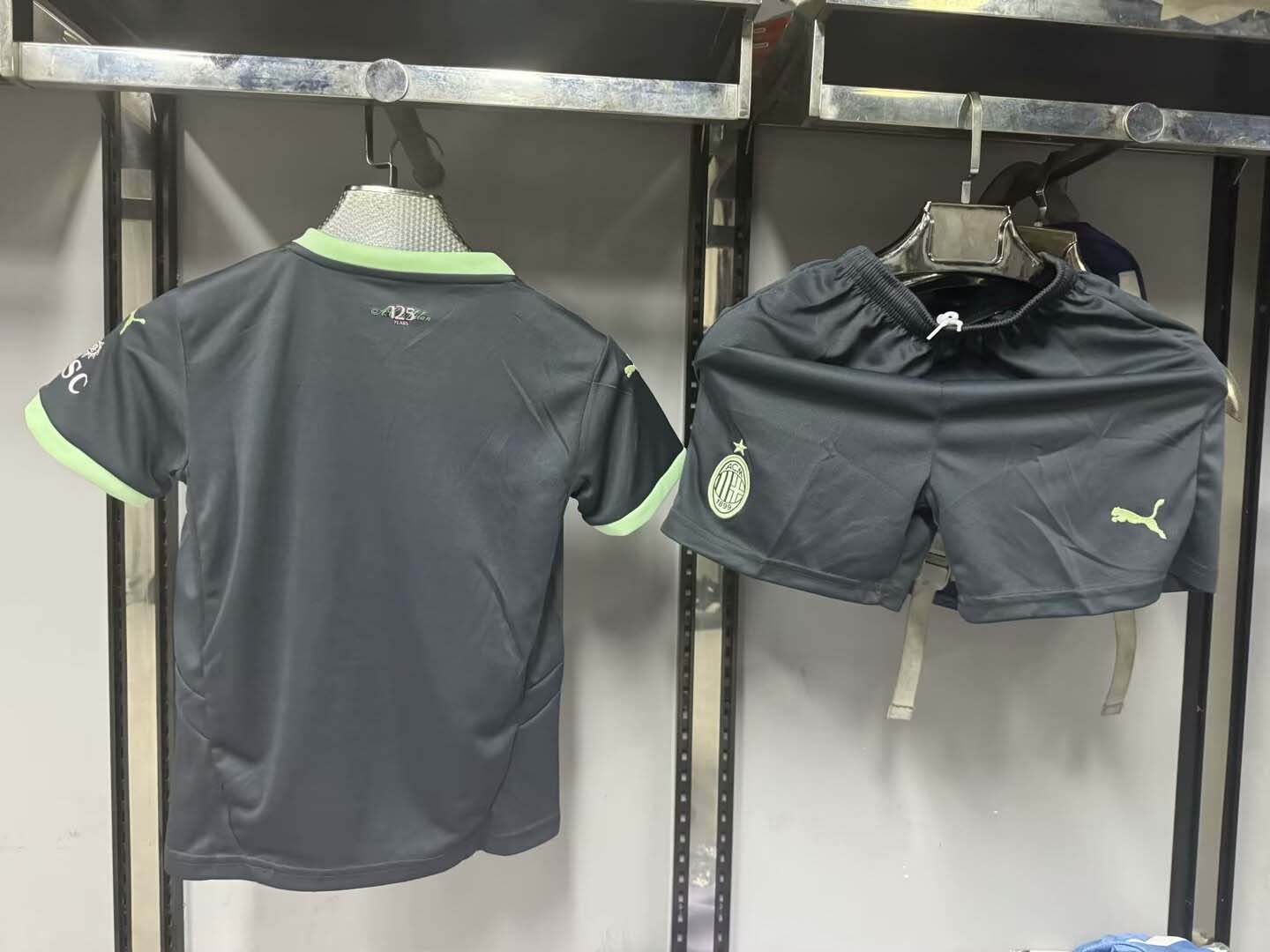 24/25 AC Milan Third Away Football Shirt Kids Size Suit-mysite Custom Football Kit- Nextkits