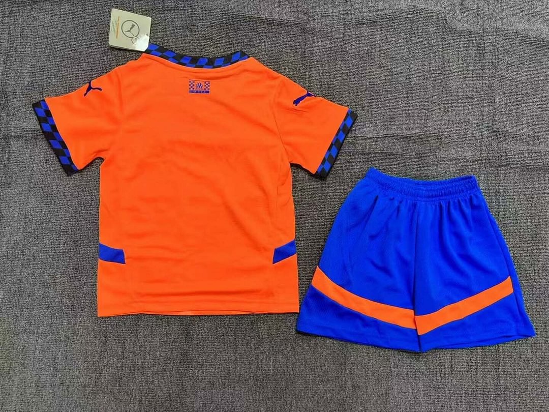 24/25 Olympique de Marseille Third Away Football Shirt Kids Size Suit-mysite Custom Football Kit- Nextkits