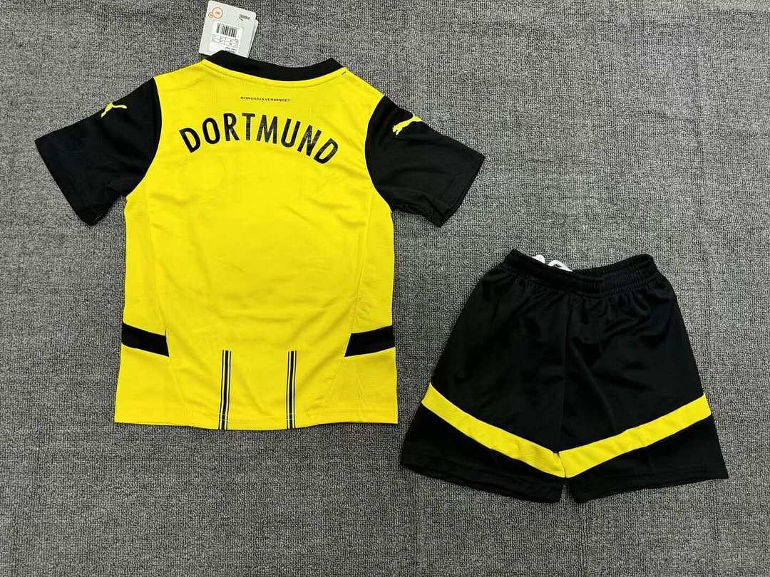 24/25 Dortmund Home Football Shirt Kids Size Suit-mysite Custom Football Kit- Nextkits