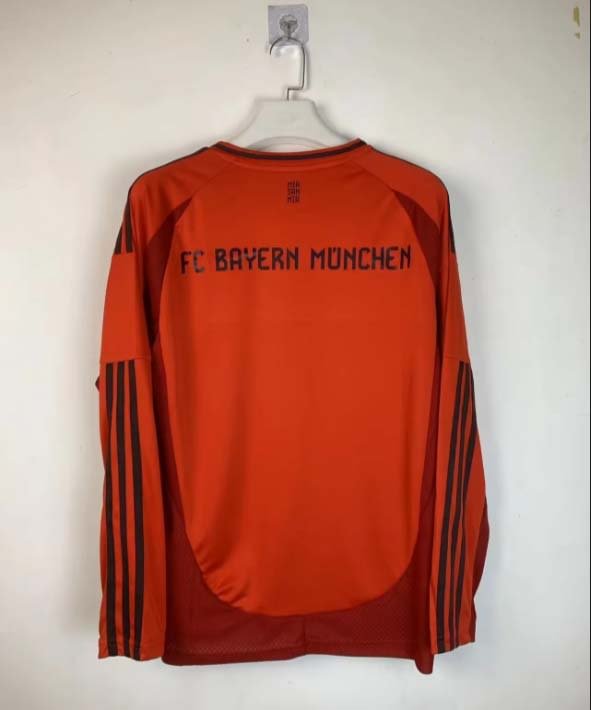 24/25 Long Sleeve Bayern Munich Home Football Shirt-mysite Custom Football Kit- Nextkits
