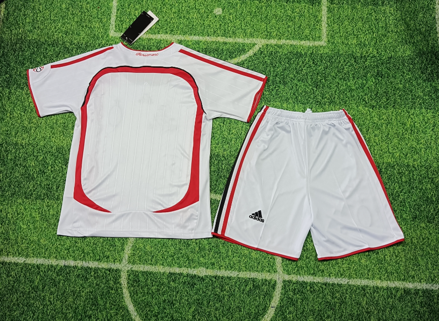 06/07 Retro AC Milan Away Football Shirt Kids Size Suit-mysite Custom Football Kit- Nextkits