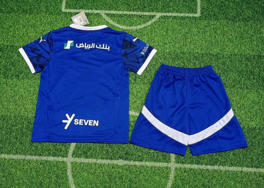 24/25 Al-Hilal FC Home Football Shirt Kids Size Suit-mysite Custom Football Kit- Nextkits