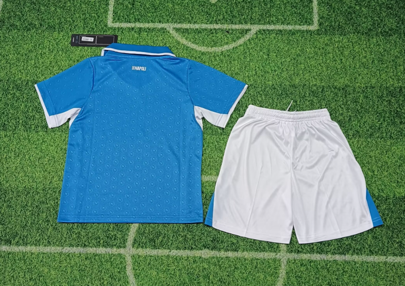 24/25 Naples Home Football Shirt Kids Size Suit-mysite Custom Football Kit- Nextkits