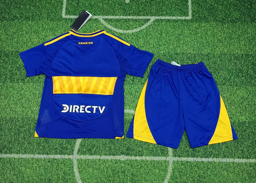 24/25 Boca Juniors Home Football Shirt Kids Size Suit-mysite Custom Football Kit- Nextkits