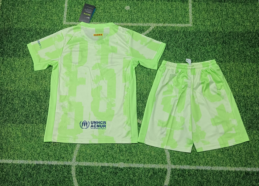 24/25 Barcelona Third Away Football Shirt Kids Size Suit-mysite Custom Football Kit- Nextkits