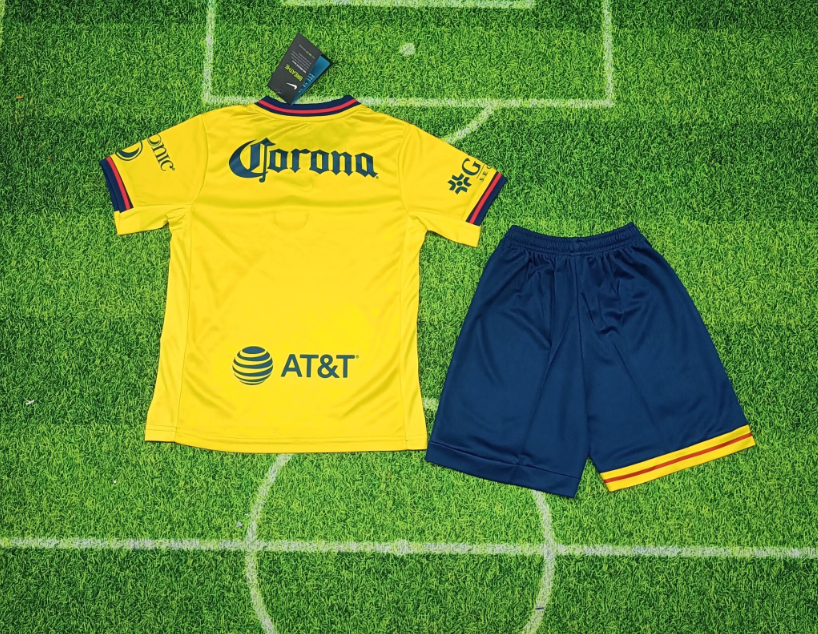 24/25 Club America Home Football Shirt Kids Size Suit-mysite Custom Football Kit- Nextkits