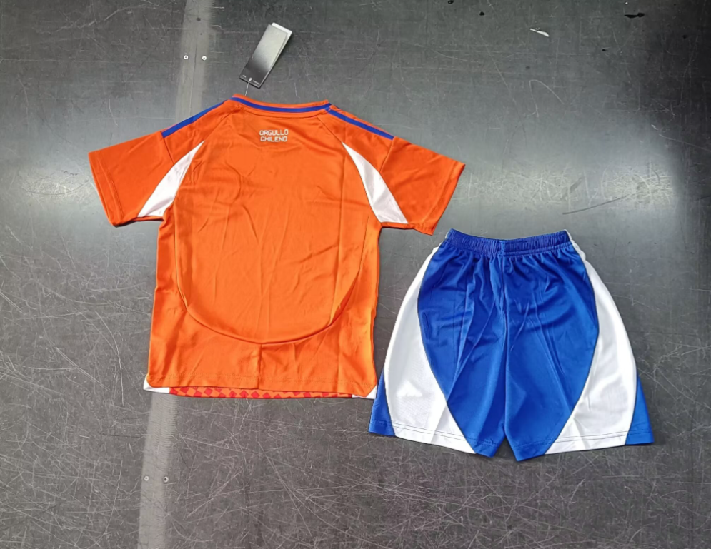 24/25 Chile Home Football Shirt Kids Size Suit-mysite Custom Football Kit- Nextkits
