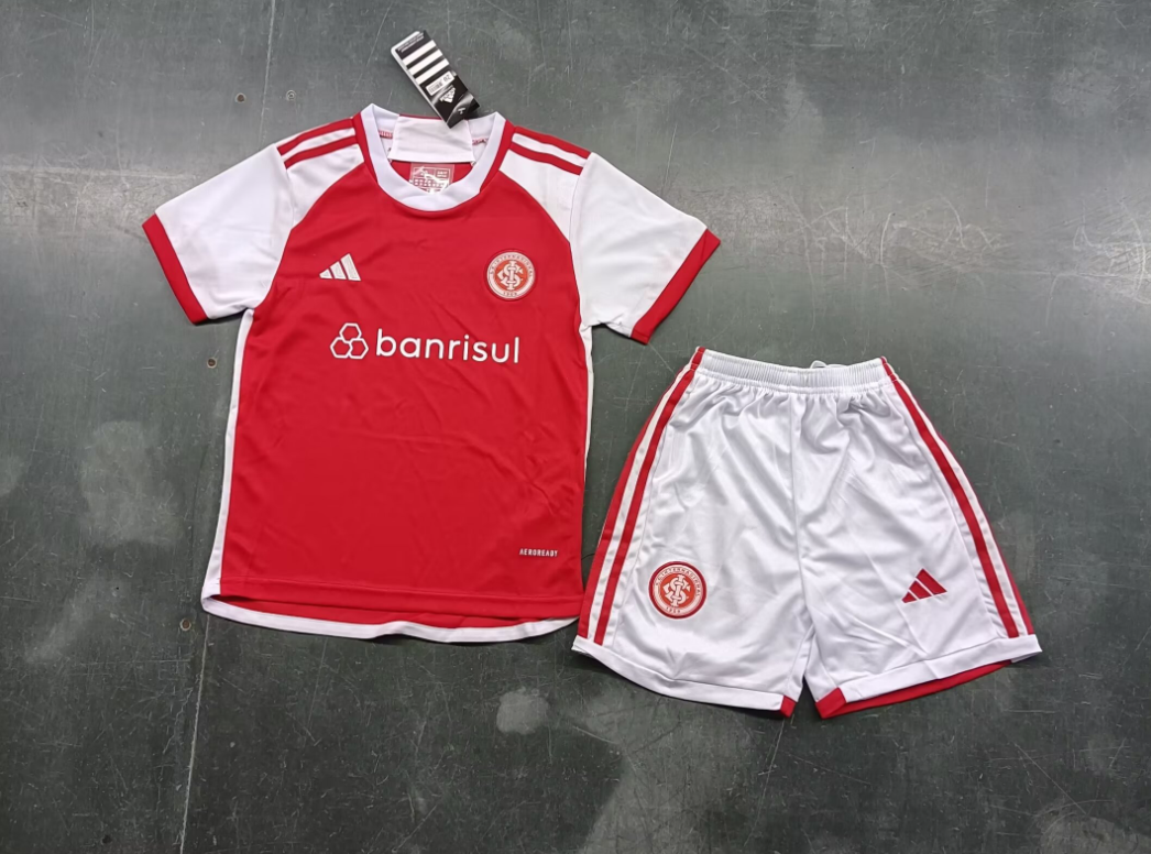 24/25 Internacional Home Football Shirt Kids Size Suit-mysite Custom Football Kit- Nextkits