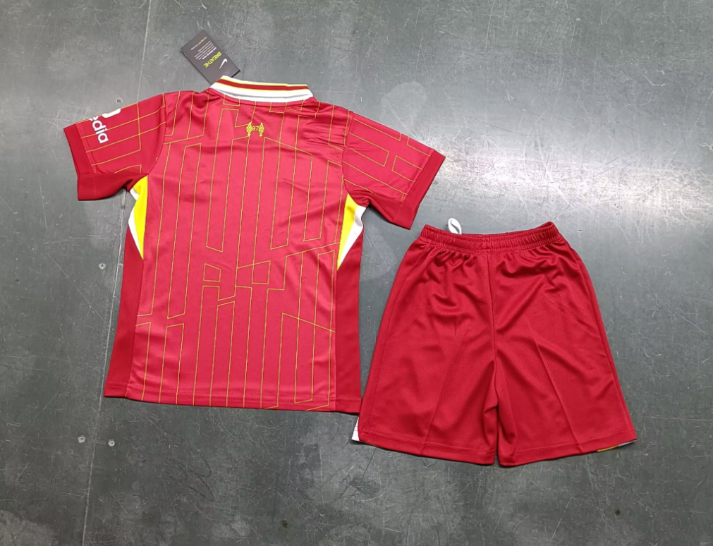 24/25 Liverpool Authentic Home Football Shirt Kids Size Suit Children’s Liverpool shirts-mysite Custom Football Kit- Nextkits