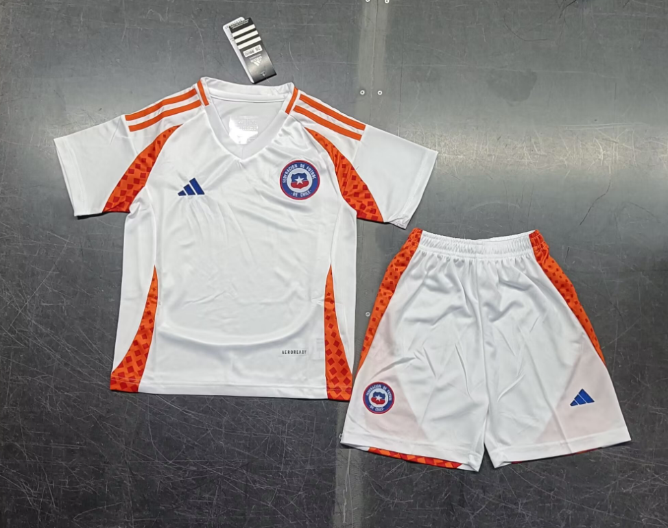 24/25 Chile Away Football Shirt Kids Size Suit-mysite Custom Football Kit- Nextkits