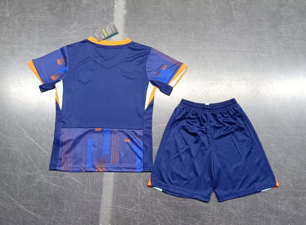 24/25 Netherlands Authentic Away Football Shirt Kids Size Suit-mysite Custom Football Kit- Nextkits