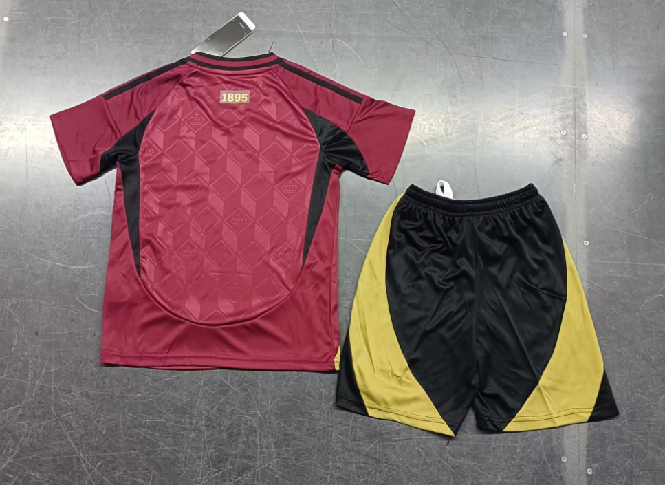 24/25 Belgium Munich Home Football Shirt Kids Size Suit-mysite Custom Football Kit- Nextkits