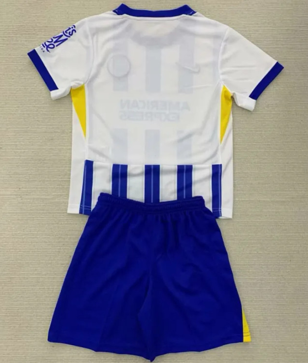 24/25 Brighton Home Football Shirt Kids Size Suit-mysite Custom Football Kit- Nextkits