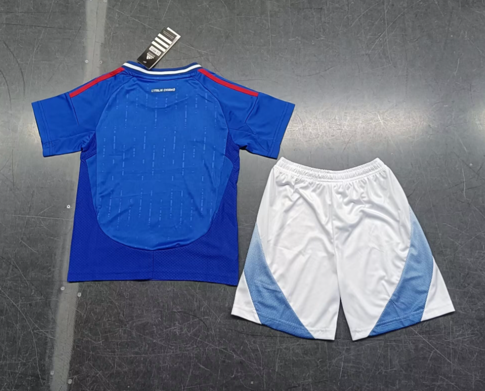 24/25 Italy Home Football Shirt Kids Size Suit-mysite Custom Football Kit- Nextkits