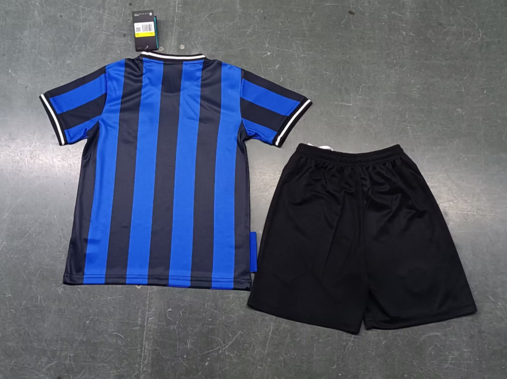 09/10 Retro Inter Milan Home Football Shirt Kids Size Suit-mysite Custom Football Kit- Nextkits