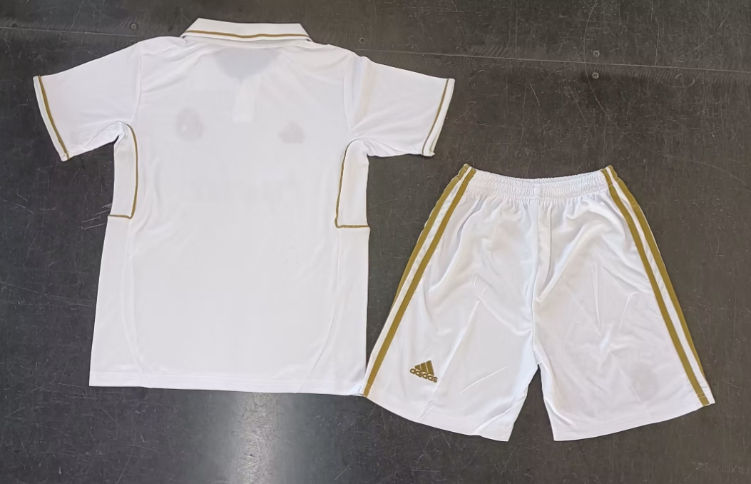 11/12 Retro Real Madrid Home Football Shirt Kids Size Suit-mysite Custom Football Kit- Nextkits