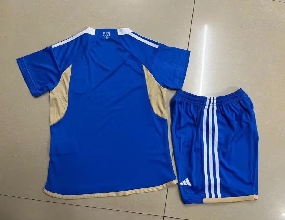 23/24 Leicester City Home Football Shirt Kids Size Suit-mysite Custom Football Kit- Nextkits